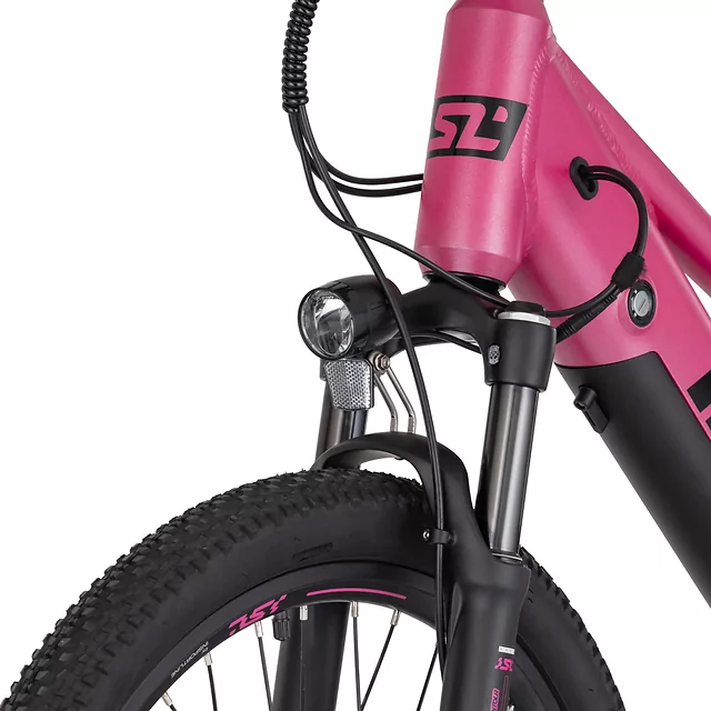 Juniorské elektrokolo inSPORTline ISL Savager 360 Wh 24" - model 2026 • dojezd až 70 km • 135-153 cm - Blush Pink