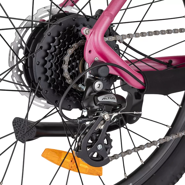 Juniorské elektrokolo inSPORTline ISL Savager 360 Wh 24" - model 2026 • dojezd až 70 km • 135-153 cm - Blush Pink