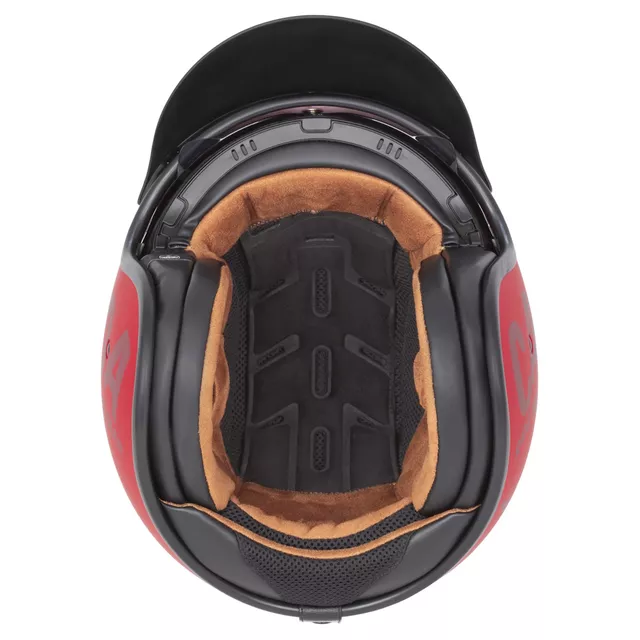 Moto přilba Cassida Oxygen Gear 2.0 červená matná/tmavě červená
