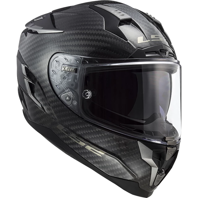 Moto přilba LS2 FF327 Challenger C Carbon Solid - Black