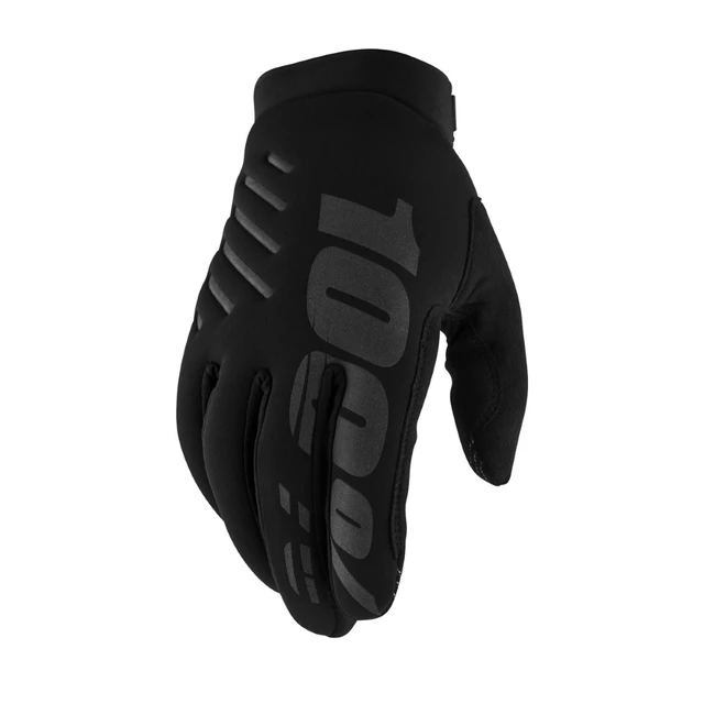 Dámské motokrosové a cyklo rukavice 100% Brisker Women's černá - černá - černá