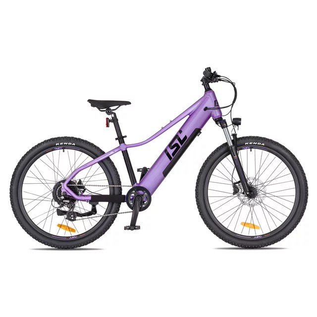 Dámské elektrokolo inSPORTline ISL Atezion 374 Wh 26" - model 2026 • dojezd až 70 km • 142-165 cm - Peach Beige - Majestic Purple