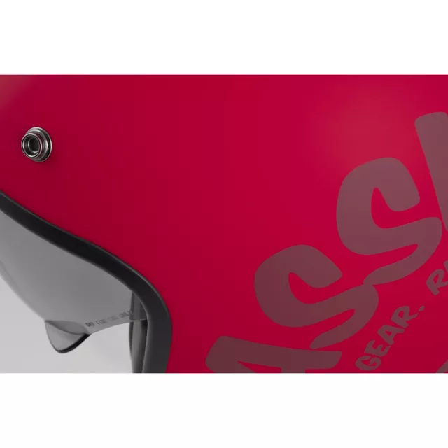 Moto přilba Cassida Oxygen Gear 2.0 červená matná/tmavě červená