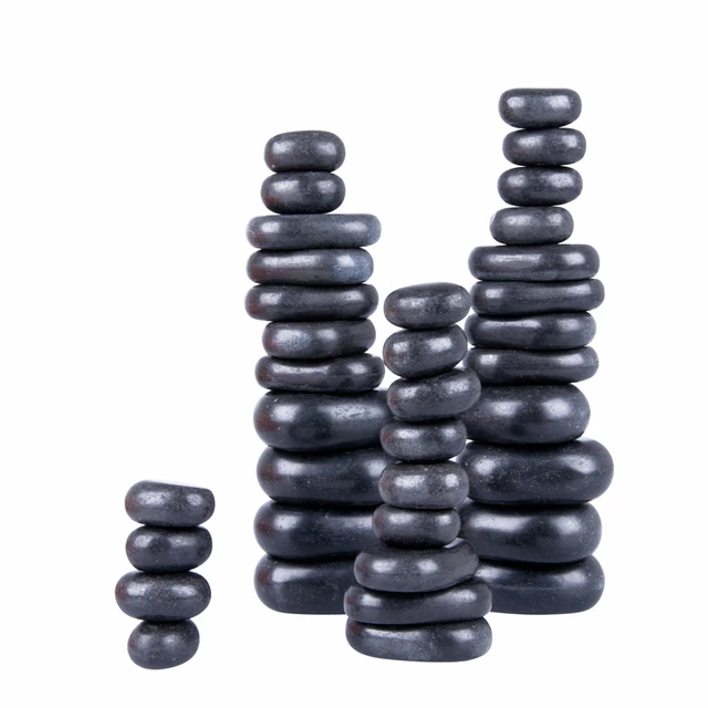 Lávové kameny inSPORTline Basalt Stone - 36 ks - 2.jakost