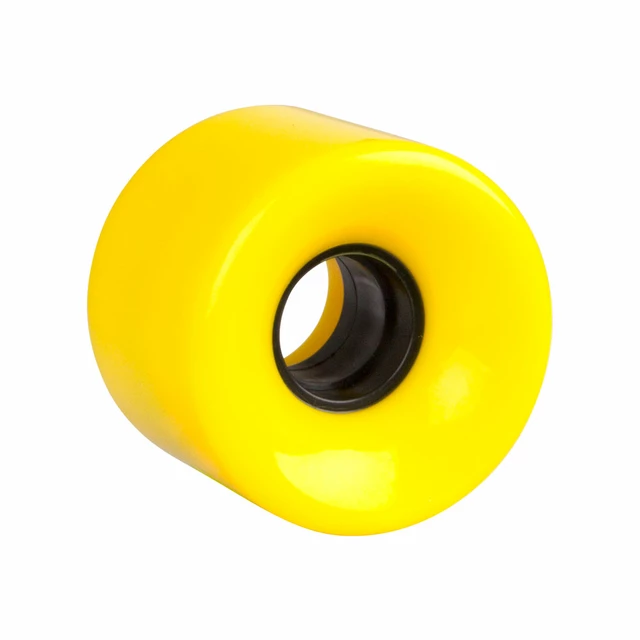 Kolečko na penny board 60*45 mm - bílá - žlutá