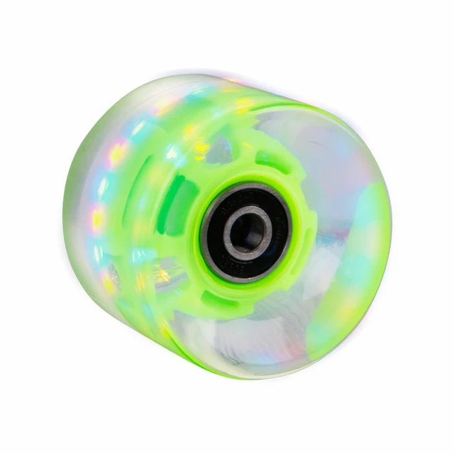 Svítící kolečko na penny board 60*45 mm vč. ložisek ABEC 7 - modrá - zelená