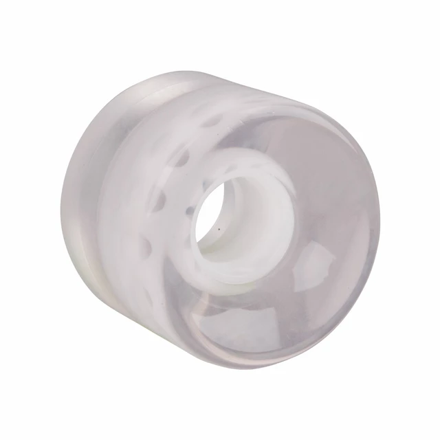 Průhledné kolečko na penny board 60*45 mm - černá - bílá