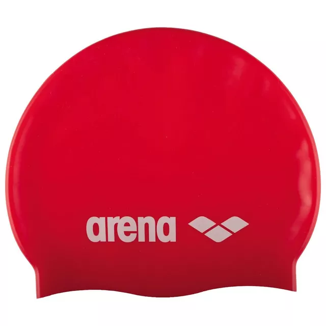 Plavecká čepice Arena Classic Silicone - červená - červená