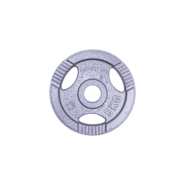 Litinový kotouč inSPORTline Hamerton 5 kg 30 mm - 2.jakost