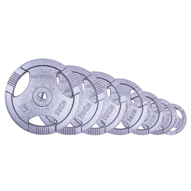 Litinový kotouč inSPORTline Hamerton 5 kg 30 mm - 2.jakost