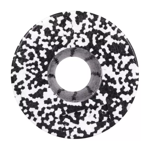 Joga válec inSPORTline Waldro Smooth 30 cm - černo-bílá