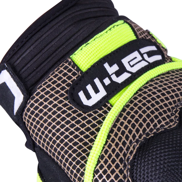 Motokrosové rukavice W-TEC Derex - černo-žlutá