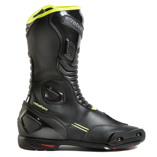 Moto boty Rebelhorn Trip ST CE - 2.jakost - černá-fluo žlutá