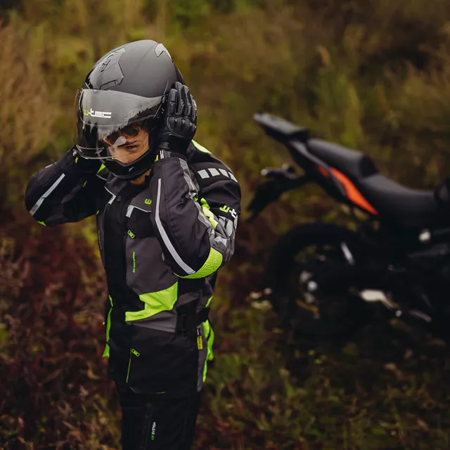 Moto rukavice W-TEC Talhof - černá