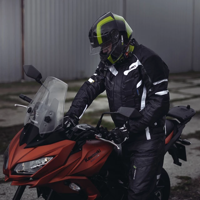Pánské moto kalhoty W-TEC Kaluzza - černá