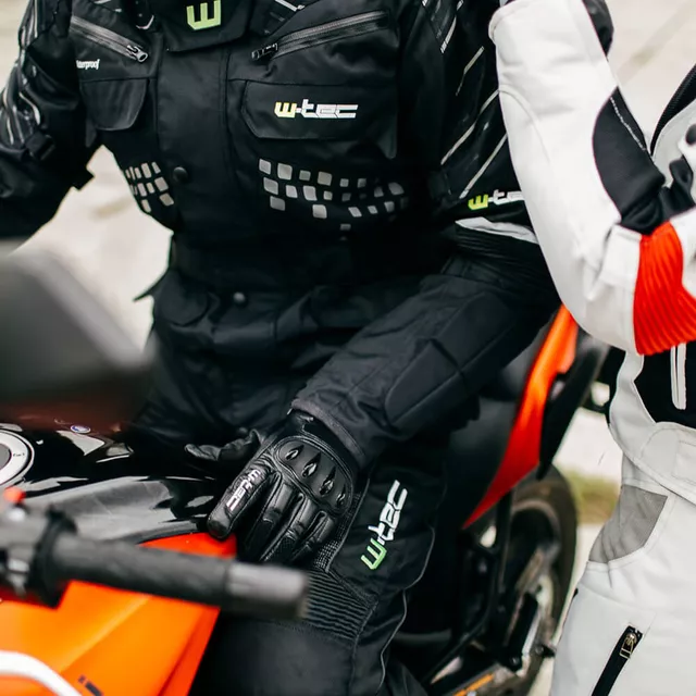 Moto rukavice W-TEC Talhof - černá