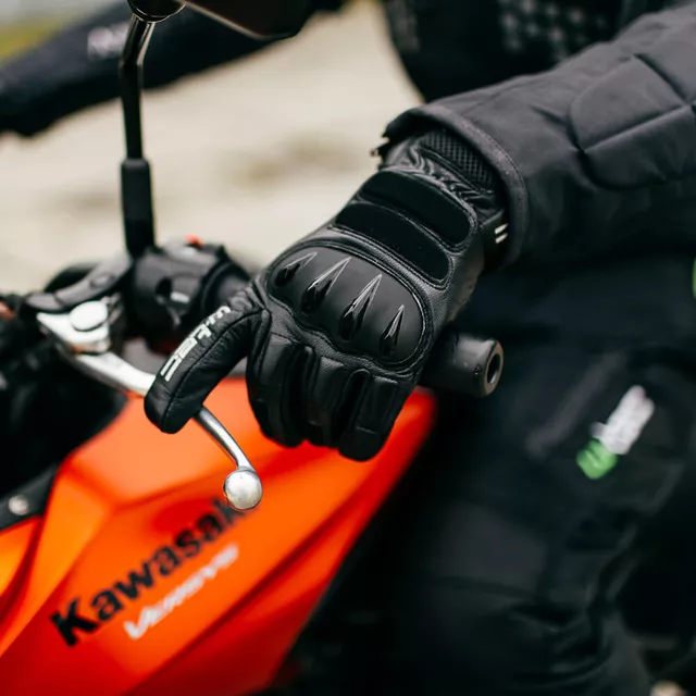 Moto rukavice W-TEC Talhof - černá