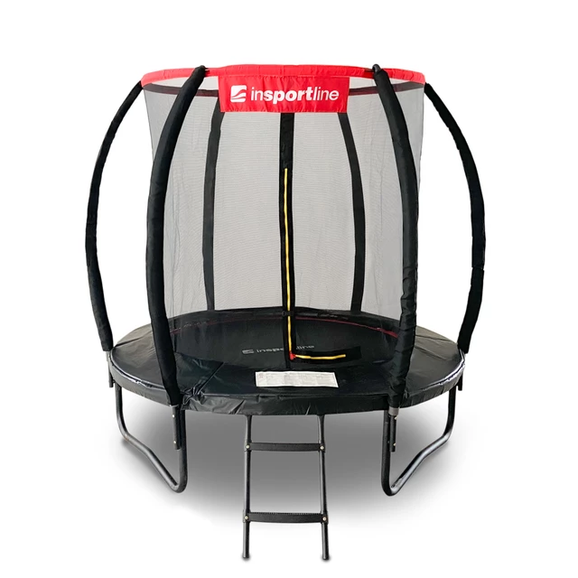 Trampolína se sítí a schůdky inSPORTline Flea PRO 183 cm