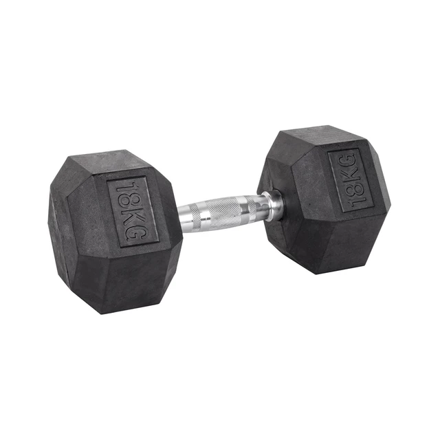 Šestihranné činky inSPORTline Hexsteel 2-40 kg