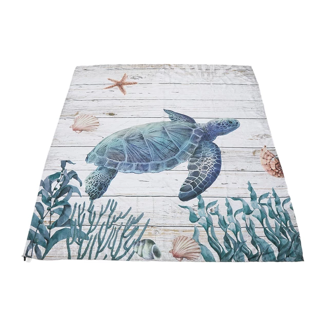 Pikniková deka inSPORTline Maritino 208x197 cm - mořský život