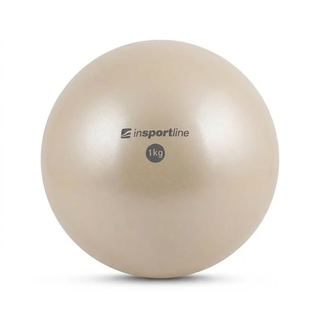 Jóga míč inSPORTline Yoga Ball 1 kg - béžová - béžová