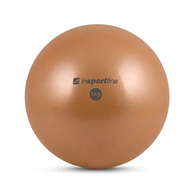 Jóga míč inSPORTline Yoga Ball 1 kg - béžová - mocha mousse