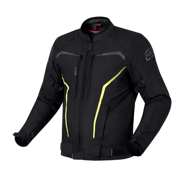 Moto bunda Ozone Delta IV - černá - černá-fluo