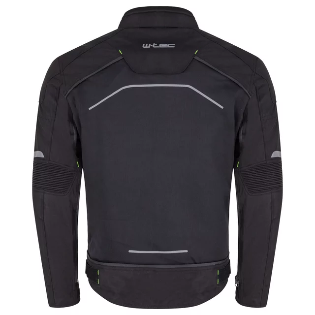 Pánská moto bunda W-TEC Progair - černá-fluo