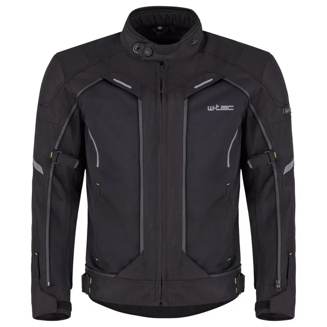 Pánská moto bunda W-TEC Progair - černá-fluo