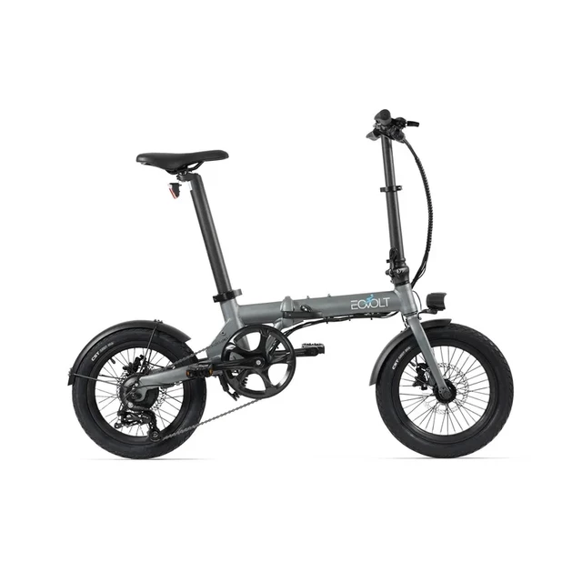 Skládací elektrokolo EOVOLT City 4-Speed 16" - 2.jakost - šedá