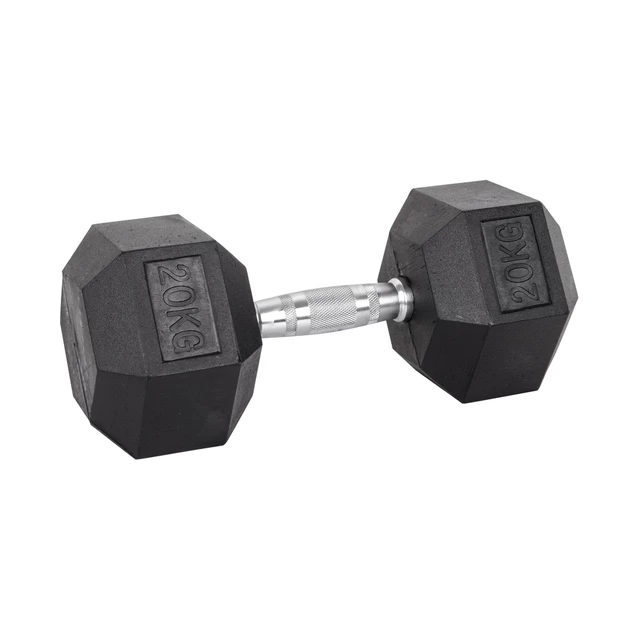 Šestihranné činky inSPORTline Hexsteel 2-40 kg