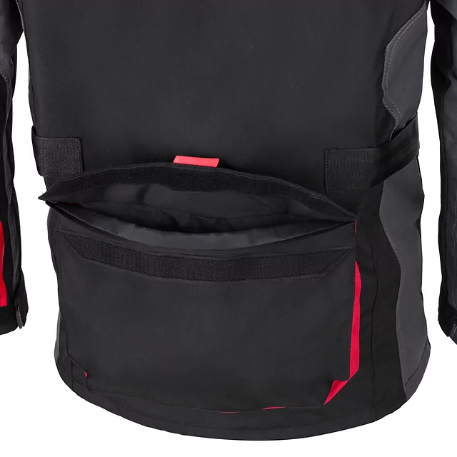 Pánská moto bunda W-TEC Burdys Evo - černo-šedo-zelená