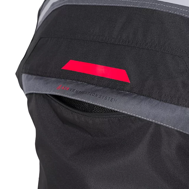 Pánská moto bunda W-TEC Burdys Evo - černo-šedo-zelená