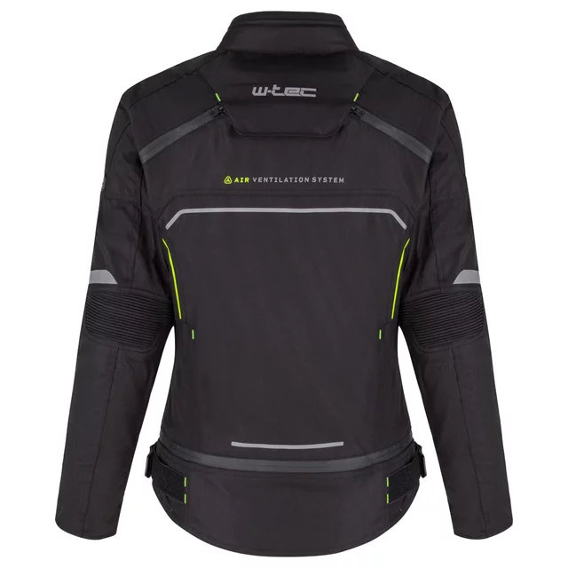 Dámská moto bunda W-TEC Progair Lady - černá-fluo