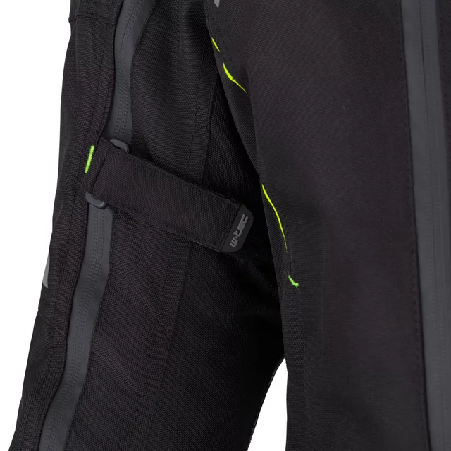 Dámská moto bunda W-TEC Progair Lady - černá-fluo