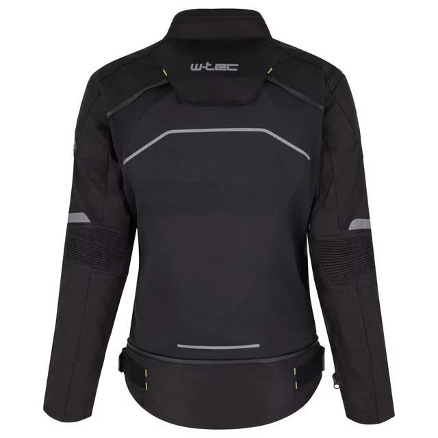 Dámská moto bunda W-TEC Progair Lady - černá-fluo