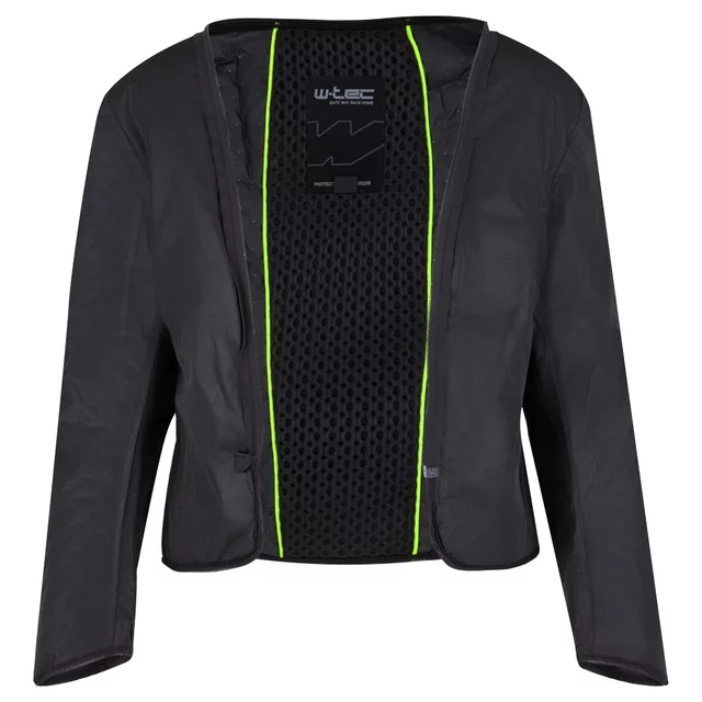 Dámská moto bunda W-TEC Progair Lady - černá-fluo