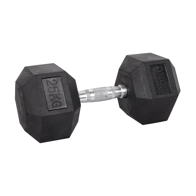 Šestihranné činky inSPORTline Hexsteel 2-40 kg