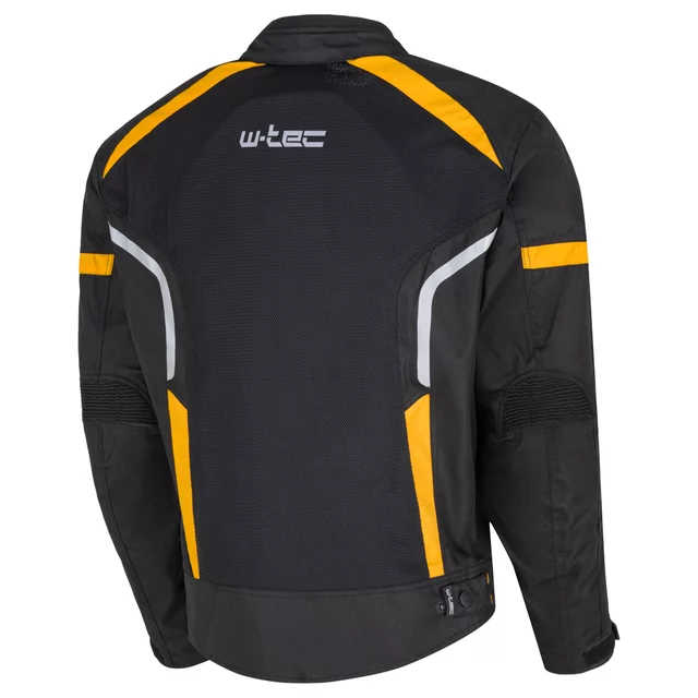 Pánská letní moto bunda W-TEC Tosheck - černo-žlutá