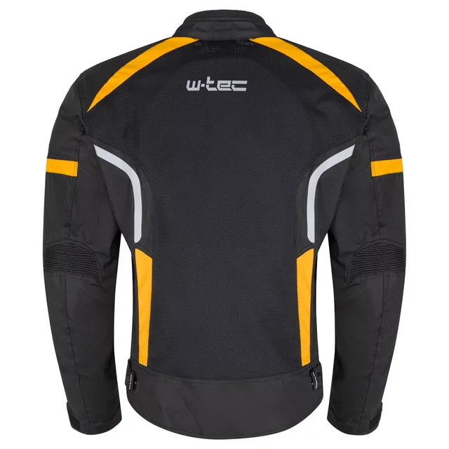 Pánská letní moto bunda W-TEC Tosheck - černo-žlutá
