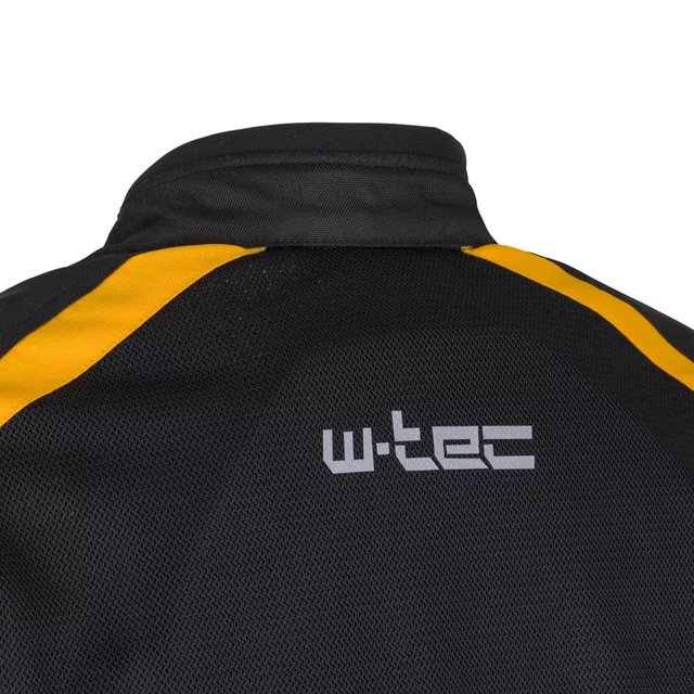 Pánská letní moto bunda W-TEC Tosheck - černo-žlutá