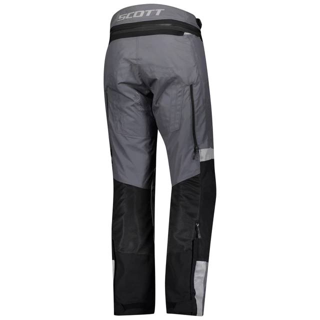 Moto kalhoty SCOTT Dualraid Dryo - black/iron grey