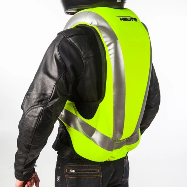 Airbagová vesta Helite Turtle HiVis 1 rozšířená, mechanická s trhačkou - žlutá