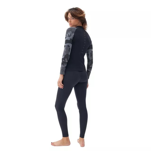 Dámské moto thermo kalhoty Rebelhorn Freeze II Lady Pants - černá
