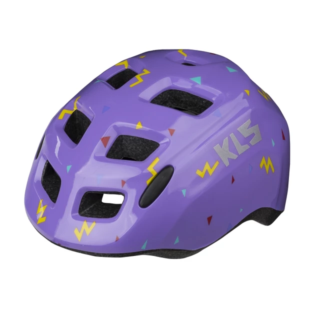 Dětská cyklo přilba Kellys Zigzag - Purple - Purple