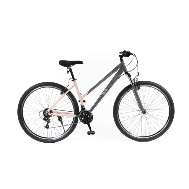 Dámské crossové kolo Olpran Salix 28" - model 2026 - mátová/petrolejová - šedá/růžová 