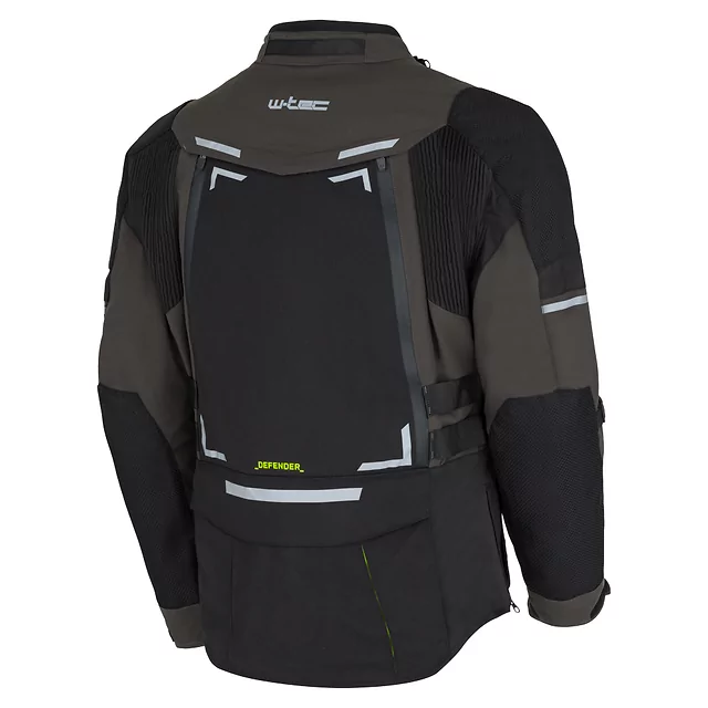 Moto bunda W-TEC Daimick - černo-šedá