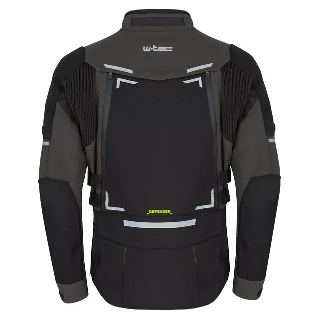Moto bunda W-TEC Daimick - černo-šedá