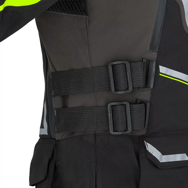 Moto bunda W-TEC Daimick - černo-šedá