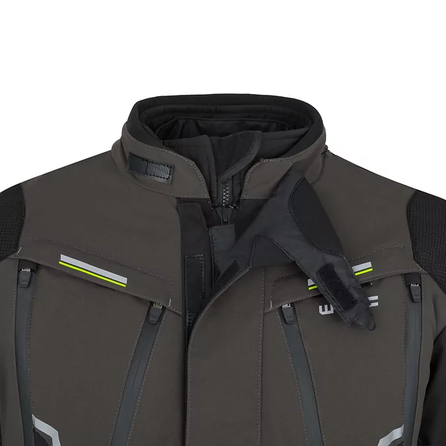 Moto bunda W-TEC Daimick - černo-šedá